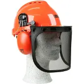 Al-Ko Oregon Safety Helmet with Earmuffs and Visor