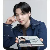 Samsung Galaxy Z Flip5 BTS SUGA Flipsuit Card Silver