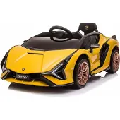 Leggodt Lamborghini Sian 12V elbil, gul
