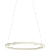 QAZQA Design Pendellampe Beige 60cm inkl. LED 3-Trins Dæmpbar - Girello