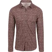 Desoto Skjorte Fundamental Vibes Print Brun måle
