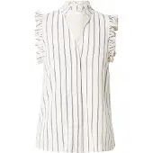 Selected Bluse 'SLFViva' creme / marin