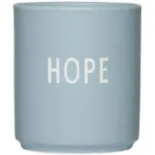 Design Letters favoritkop 25 cl Hope/Light blue
