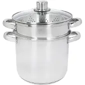 Kitchencraft Pasta With Steamer Insert Italian Gryde