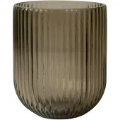 DBKD Simple Stripe glasvase brown Small
