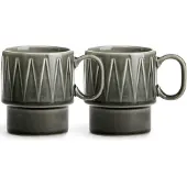 Sagaform Coffee & More kaffekrus 2-pak Grå
