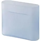 Muuto Ridge vase matteret glas 16,5 cm Light blue