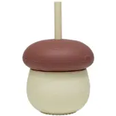 OYOY Mushroom kop Offwhite-red