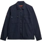 Superdry Superdrytil mænd. M4010930A Essentials jakke marineblå (M), Casual, Bomuld