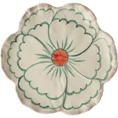 Rice Flower tallerken Ø19,5 cm Pink border