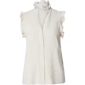 Selected Bluse 'SLFViva' uldhvid