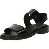 Ca'shott Dame Casgrace Velcro Patent Sandaler Sort