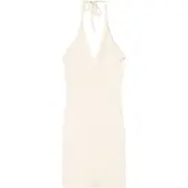 Bershka Strikkjole ecru