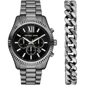 Michael Kors Analogt ur 'LEXINGTON' antracit / sort