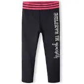MINOTI Leggings sort / offwhite