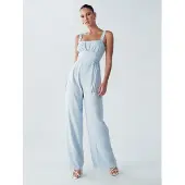 BWLDR Jumpsuit 'Orchid' pastelblå
