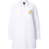 Ulla Popken Bluse lyseblå / gul / orange / hvid
