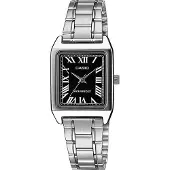 Casio Dameur LTP-V007D-1BUDF Classic Sort/Stål 22x30 mm