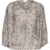 Kaffe Bluse 'KADebra' grå / sort