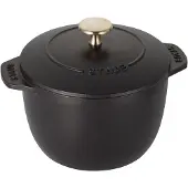 Staub Rice cocotte støbejernsgyde 1,6 L Sort