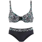 LASCANA Bikini sort / hvid