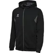 Hummel Sportssweatjakke 'Authentic' grå / sort / hvid