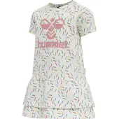 Hummel Kjole - hmlAurora - Marshmallow - - 1 år (80) - Kjole