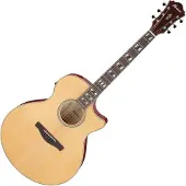 Ibanez AE170 Natural Top Transparent Red Back and Sides