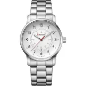 Wenger Herreur 01.1641.114 Hvid/Stål Ø42 mm