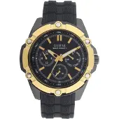 GUESS Herreur W1302G2 Sort/Gummi Ø47 mm