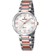 Festina Dameur F16937-D Mademoiselle Sølvfarvet/Rosaguldtonet stål