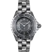 Chanel Dameur H2978 J12 Grå/Keramik Ø33 mm