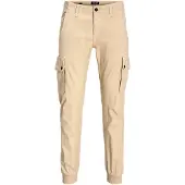 Jack & Jones Cargobukser 'JWHPAUL JJWARNER' beige
