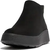 FitFlop Fitfloptil kvinder. GM3-090 F-Mode ankelstøvler i læder, sort (40), 3-5 cm, Lynlås, Casual