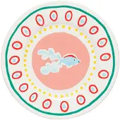 Costa Nova Summer Bliss desserttallerken Guppy, Ø22 cm