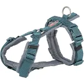 Trixie Premium Trekking Hundesele - petrol/grafit - S