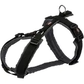 Trixie Premium Trekking Hundesele - Sort/grafit - XS-S