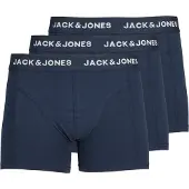Jack & Jones Boksershorts 'Anthony' mørkeblå / hvid