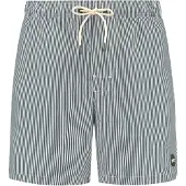 Shiwi Badeshorts 'Mike' mørkegrøn / hvid