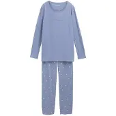 Tom Tailor Pyjamas lyseblå / hvid