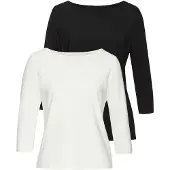 LASCANA Shirts creme / sort
