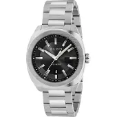 Gucci Herreur YA142301 Sort/Stål Ø41 mm