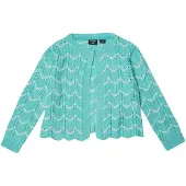 KOROSHI Cardigan turkis / hvid