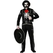 Atosa Mexicansk Skeletkostume