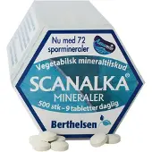 Berthelsen Scanalka Mineraler 500 tabl.