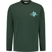 Shiwi Bluser & t-shirts 'Jude Paradice' mint / mørkegrøn