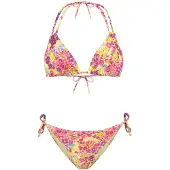 Shiwi Bikini 'Liz' lyseblå / lysegul / lyserød