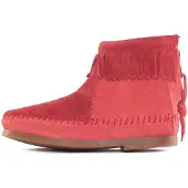 Minnetonka Støvler mørk pink