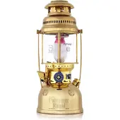 Petromax Paraffin Lamp HK500, brass polished