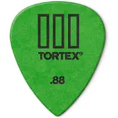 Dunlop Tortex T3 Sharp Tip Guitar Picks 12-Pack ,88 mm